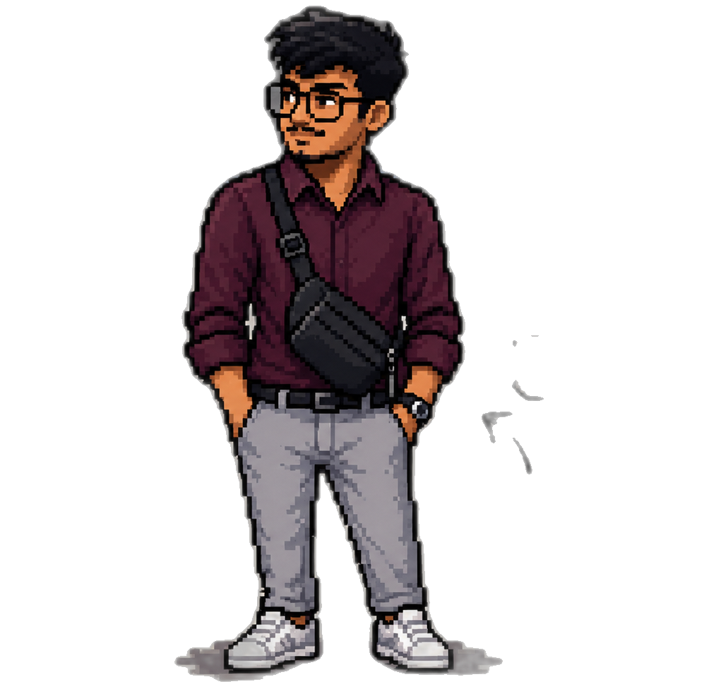 Adarsh Standing Pixel Avatar