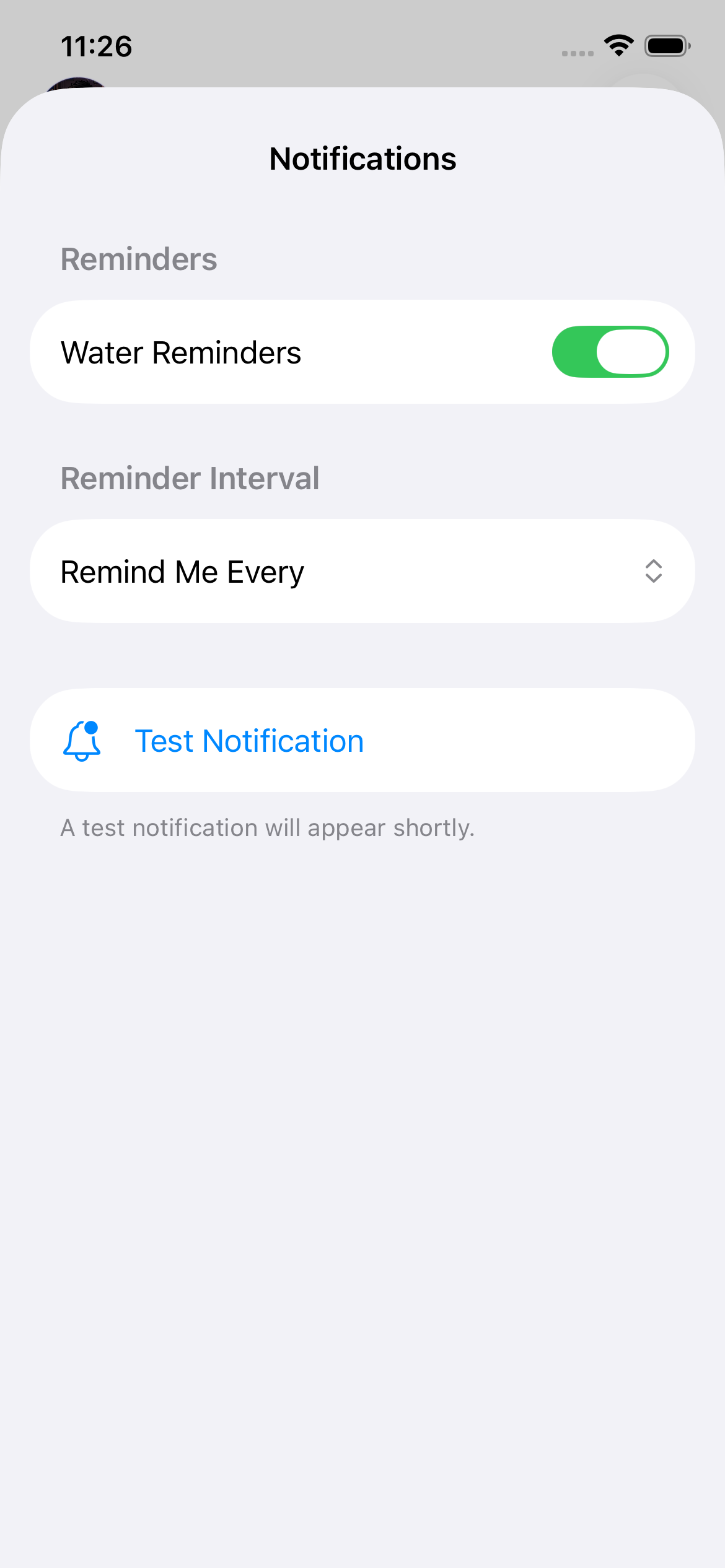 JustSip Screen 3